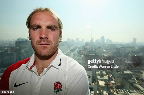 Portrait of Andy Goode of England ahead of the second test against Argentina pictured at the Panamericano Hotel on June 9, 2009 in , Argentina.