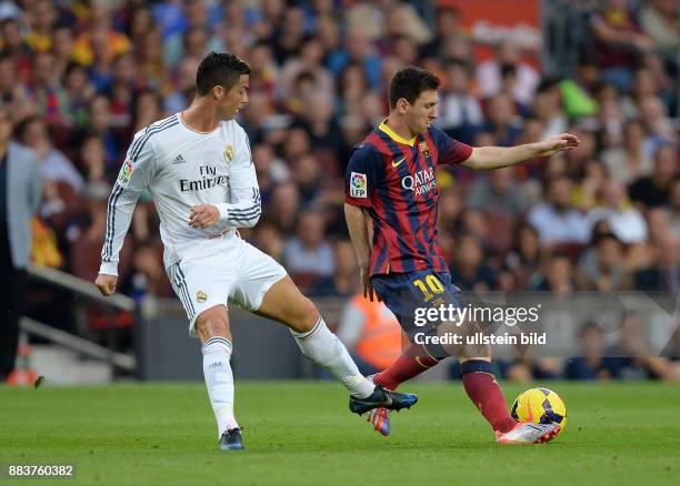 Spieltag El Clasico FC Barcelona - Real Madrid Lionel Messi gegen Cristiano Ronaldo