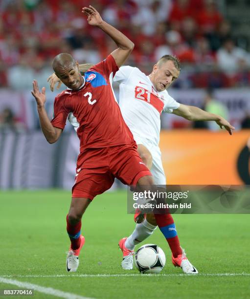 Tschechien - Polen Theodor Gerbe Selassie gegen Kamil Grosicki