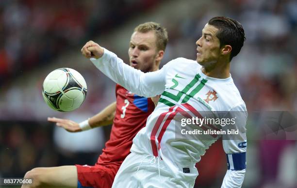 Tschechien - Portugal Michal Kadlec gegen Cristiano Ronaldo