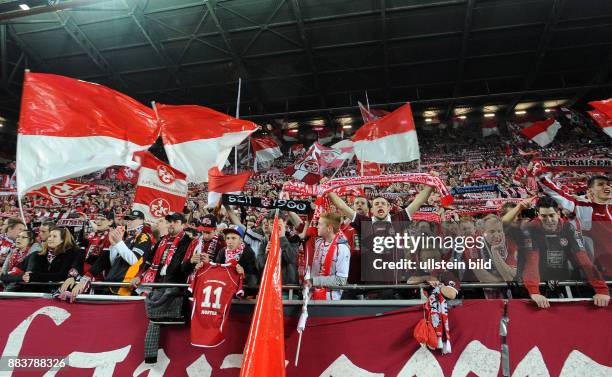 Rückspiel, Saison 2012/2013 BUNDESLIGA SAISON 2012/2013: RELEGATION RUECKSPIEL 1. FC Kaiserslautern - TSG 1899 Hoffenheim Fans vom 1. FC...