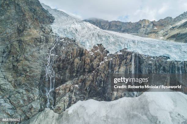 fellaria glacier, valtellina, italy - paesaggi - fotografias e filmes do acervo