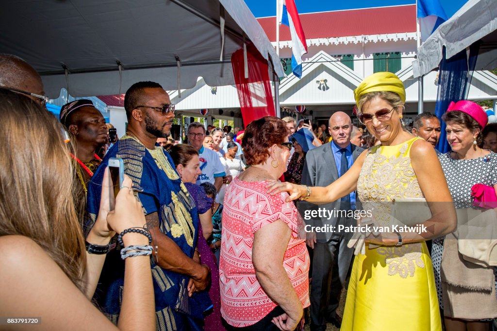 King Willem-Alexander and Queen Maxima visit Saba
