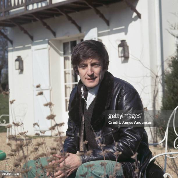 French actor Claude Rich at home, 5th March 1969