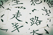 Chinese characters background