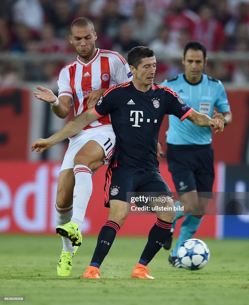 Fussball CHL 15/16 Gruppenphase: Olympiakos Piraeus - FC Bayern Muenchen