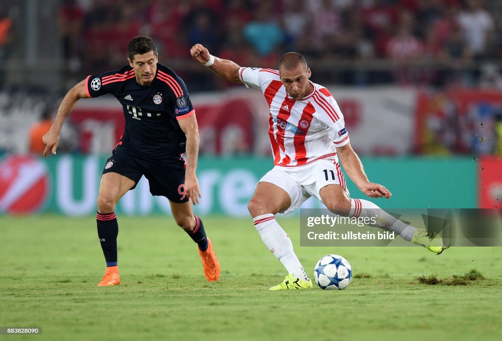 Fussball CHL 15/16 Gruppenphase: Olympiakos Piraeus - FC Bayern Muenchen
