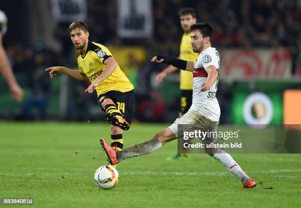 VfB Stuttgart - Borussia Dortmund Moritz Leitner gegen Lukas Rupp