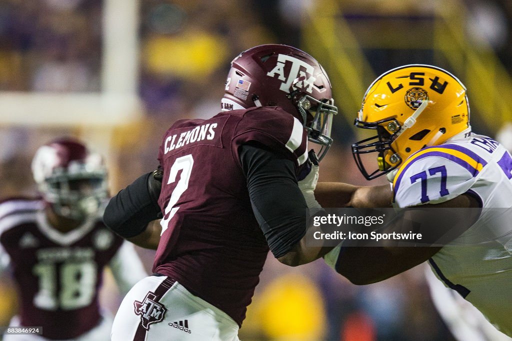 COLLEGE FOOTBALL: NOV 25 Texas A&M at LSU