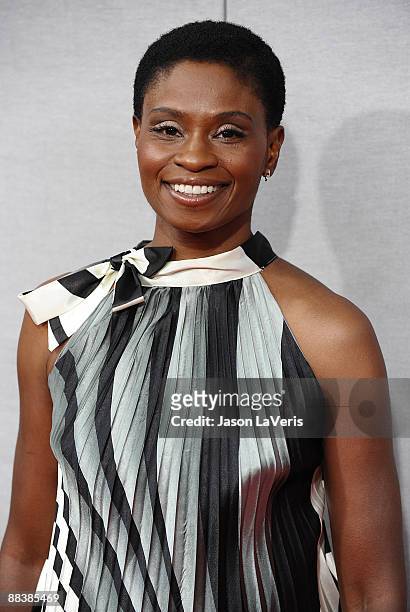 Actress Adina Porter attends the 2nd season premiere of "True Blood" at Paramount Theater on the Paramount Studios lot on June 9, 2009 in Hollywood,...