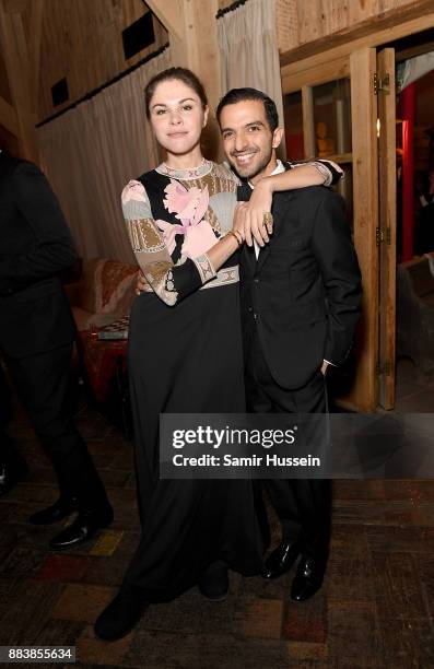 Oxfordshire, ENGLAND Emily Weiss and Imran Amed attend the gala dinner during #BoFVOICES on December 1, 2017 in Oxfordshire, England.