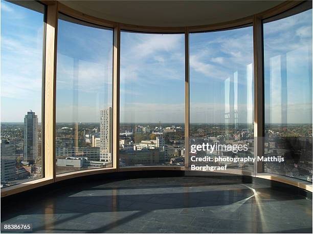 view of eindhoven from the vesteda tower - matthijs borghgraef fotografías e imágenes de stock