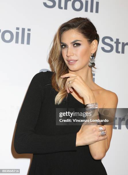 Melissa Satta attends Stroili Boutique Opening on December 1, 2017 in Milan, Italy.