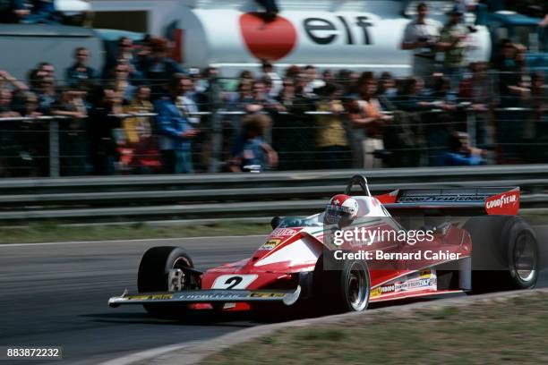 Clay Regazzoni, Ferrari 312T, Grand Prix of Belgium, Circuit Zolder, 16 May 1976.