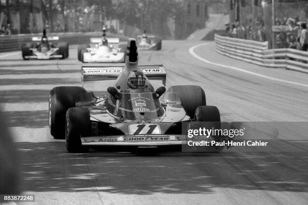 Clay Regazzoni, Ferrari 312T2, Grand Prix of Spain, Montjuic circuit, Barcelona, 27 April 1975.