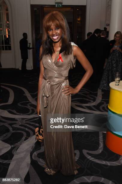 June Sarpong attends the World Aids Day Charity Gala aimed at using football to educate and inspire vulnerable young people in developing countries...