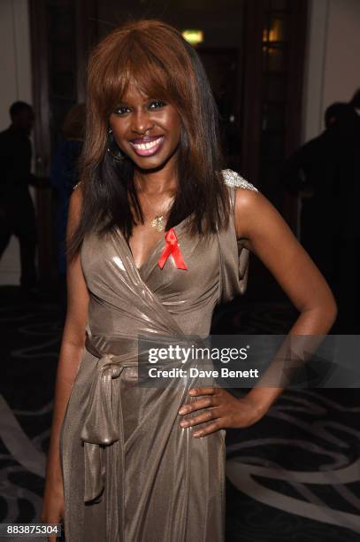 June Sarpong attends the World Aids Day Charity Gala aimed at using football to educate and inspire vulnerable young people in developing countries...