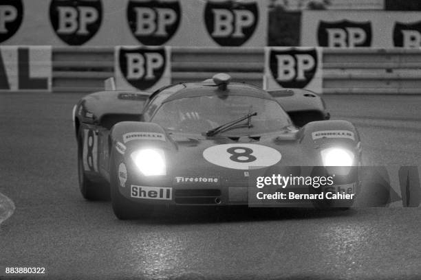 Clay Regazzoni, Arturo Merzario, Ferrari 512S, 24 Hours of Le Mans, Le Mans, 14 June 1970.