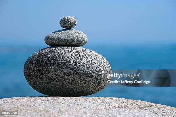 Three Stone Stack 107 3 Stacked Stones Stock Photos, High-Res Pictures, and Images ...