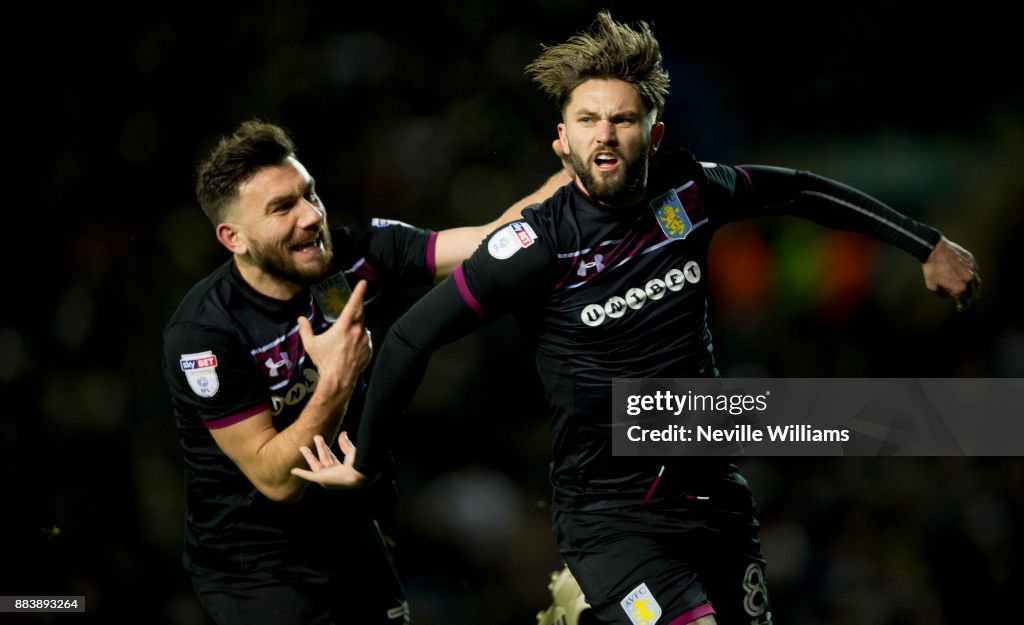 Leeds United  v Aston Villa - Sky Bet Championship