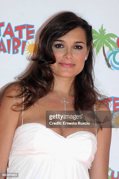 Actress Alena Seredova attends 'Un'Estate Ai Caraibi' photocall at Embassy Cinema on June 9, 2009 in Rome, Italy.