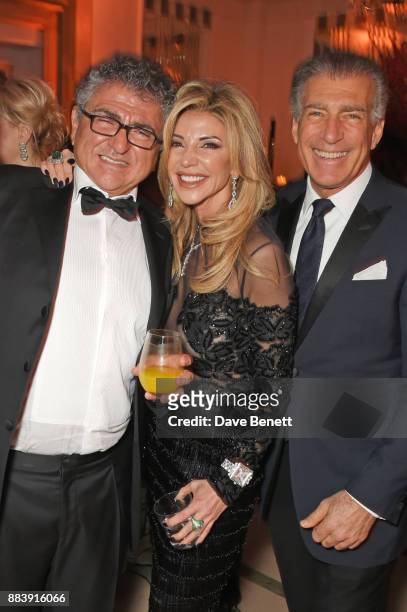 Vincent Tchenguiz, Lisa Tchenguiz and Steve Varsano attend the BOVET 1822 Brilliant is Beautiful Gala benefitting Artists for Peace and Justice's...
