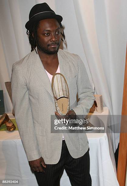 Recording artist Will.i.am at the Hush Puppies booth during the 50th Annual Grammy Awards - Grammy Style Studio - Day 1 on February 6, 2008 in Los...