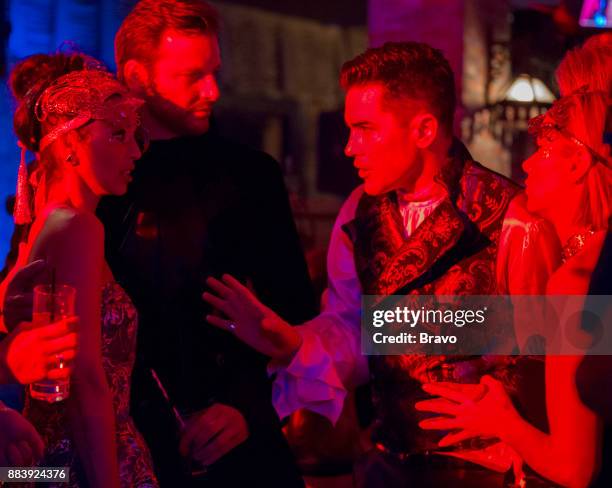 Masquerade" Episode 601 -- Pictured: Scheana Marie, Robert Valletta, Tom Sandoval, Ariana Madix --