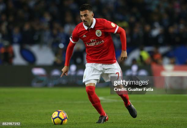 Benfica midfielder Andreas Samaris from Greece in action during the Primeira Liga match between FC Porto and SL Benfica at Estadio do Dragao on...