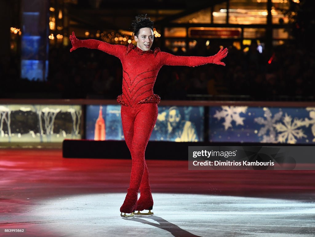 Bank of America Winter Village At Bryant Park Tree Lighting Skate-tacular