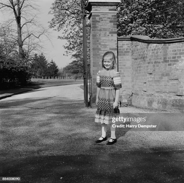 Lady Helen Taylor on her 7th birthday, UK, 28th April 1971.