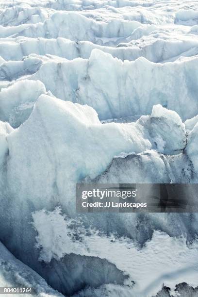 glacial ice, aletsch glacier, switzerland - aletsch glacier stock pictures, royalty-free photos & images