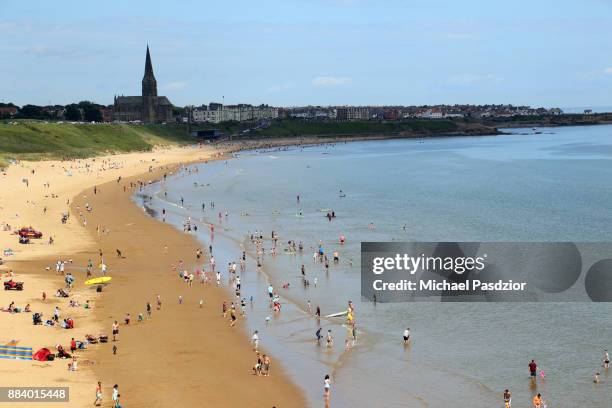 beach - tynemouth stock pictures, royalty-free photos & images