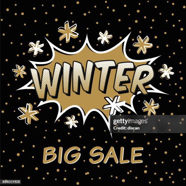 winter sale design für werbung, banner, broschüren und flyer. - strichliste stock-grafiken, -clipart, -cartoons und -symbole