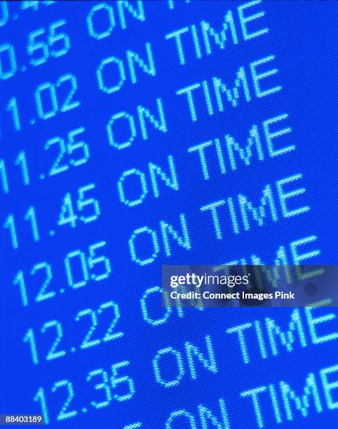 Time Signboard Airport Time Sign Board Photos and Premium High Res Pictures - Getty Images