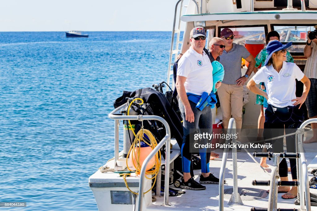 King Willem-Alexander and Queen Maxima visit Saba
