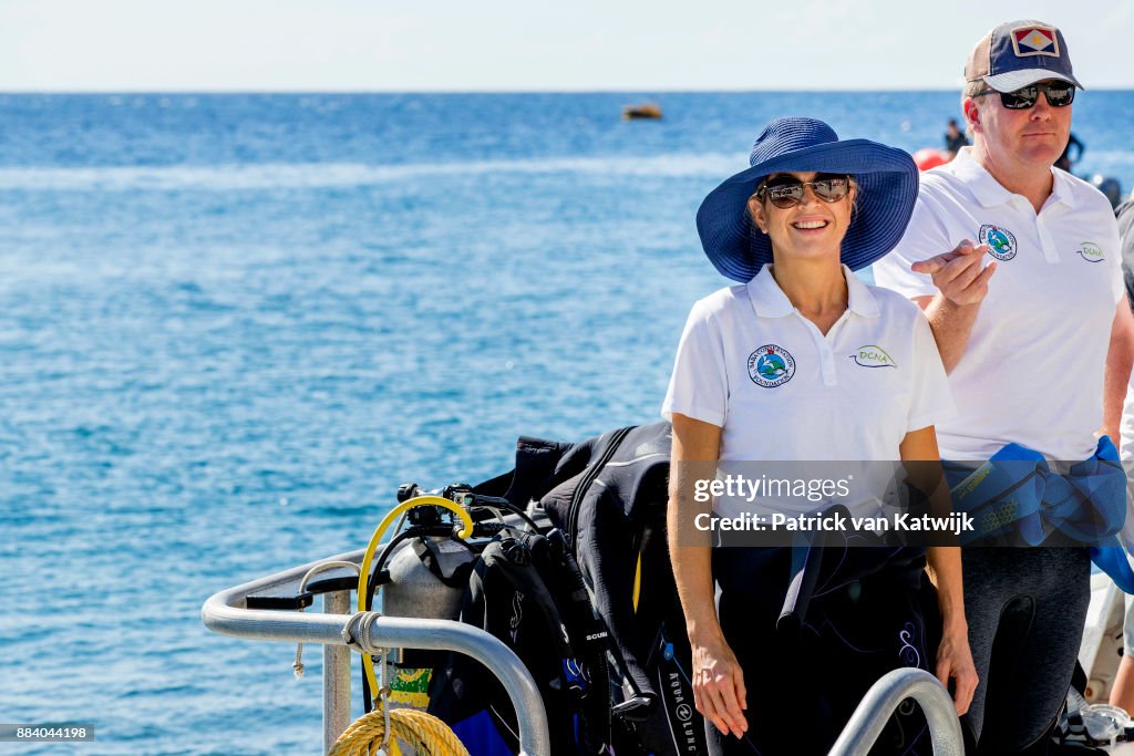 King Willem-Alexander and Queen Maxima visit Saba