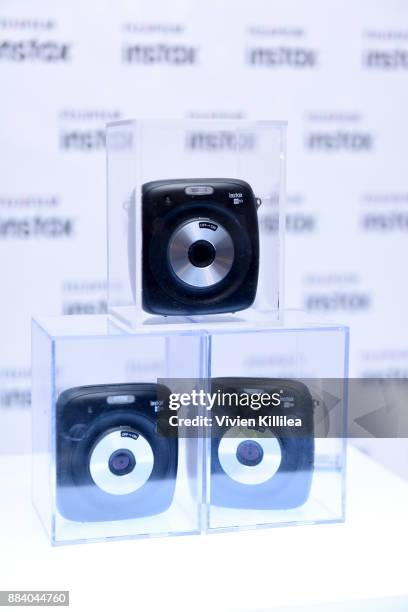 Instax camera on display at the 102.7 KIIS FM Artist Gift Lounge at 102.7 KIIS FM's Jingle Ball 2017 presented by Capital One at The Forum on...