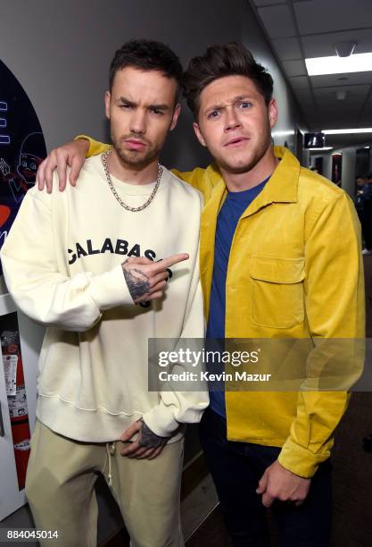 Liam Payne and Niall Horan attend 102.7 KIIS FM's Jingle Ball 2017 presented by Capital One at The Forum on December 1, 2017 in Inglewood, California.