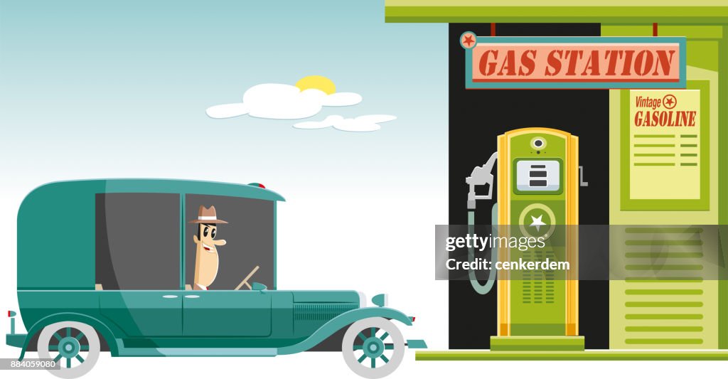Refueling car (vector)