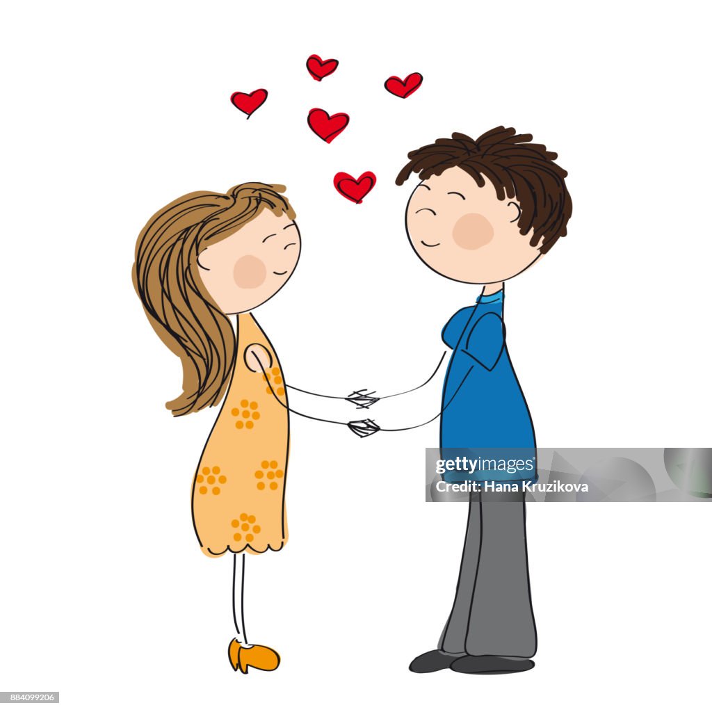 Joven Pareja De Enamorados Cogidos De La Mano Original Ilustración Dibujado A Mano Ilustración de stock - Getty Images Joven Pareja De Enamorados Cogidos De La Mano Original Ilustración Dibujado A Mano Ilustración de stock - Getty Images