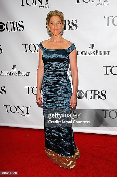 Actress Edie Falco attends the 63rd Annual Tony Awards at Radio City Music Hall on June 7, 2009 in New York City.