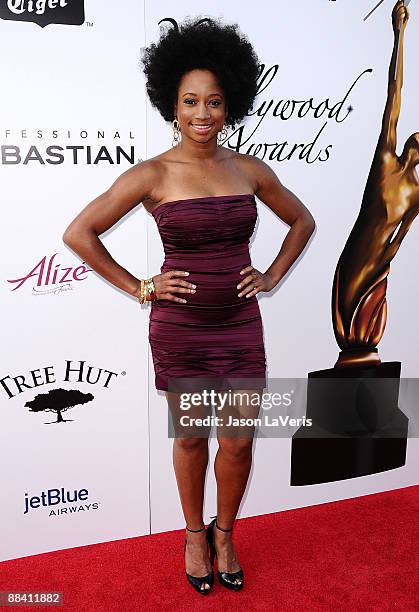 Actress Monique Coleman attends Hollywood Life's 11th annual Young Hollywood Awards at The Eli and Edythe Broad Stage on June 7, 2009 in Santa...