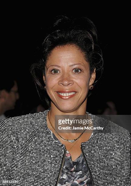 Michelle Paterson attends The Cinema Society & The New Yorker screening of "Whatever Works" after party at the River Cafe on June 10, 2009 in New...