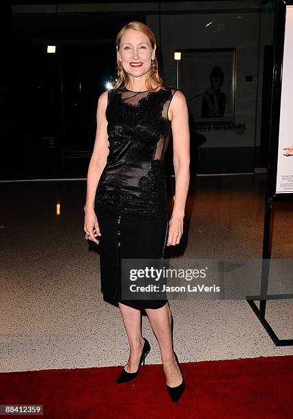 Actress Patricia Clarkson attends the premiere of "Whatever Works" at the Pacfic Design Center on June 8, 2009 in West Hollywood, California.