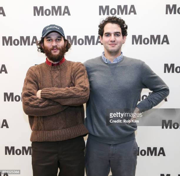 Joshua Safdie and Ben Safdie attend MoMA's Contenders Screening of "Good Time" at MoMA on December 1, 2017 in New York City.