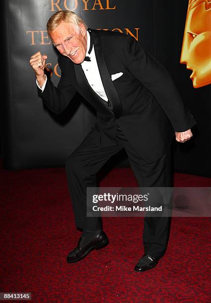 Bruce Forsyth attends the Royal Television Society Programme Awards at Grosvenor House Hotel on March 17, 2009 in London, England.