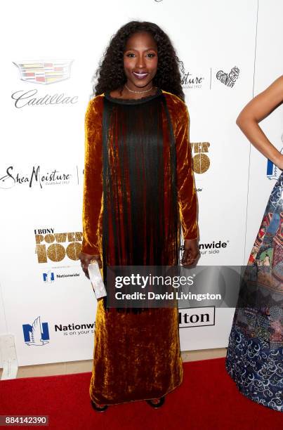 Actress Rutina Wesley attends Ebony Magazine's Ebony's Power 100 Gala at The Beverly Hilton Hotel on December 1, 2017 in Beverly Hills, California.