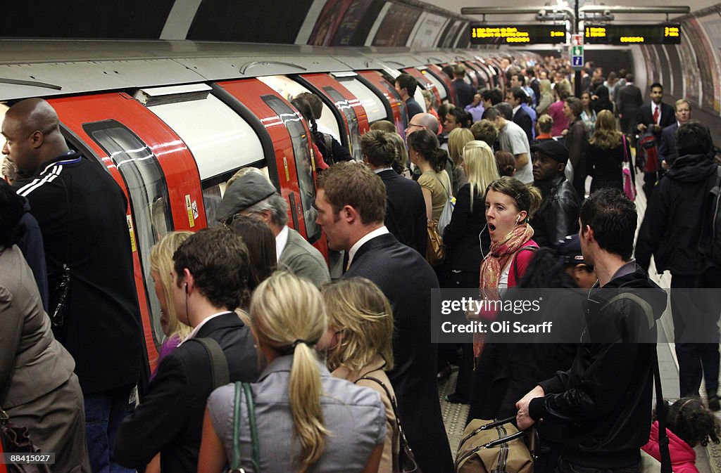 Commuter Chaos As RMT Workers Bring London Underground To A Standstill