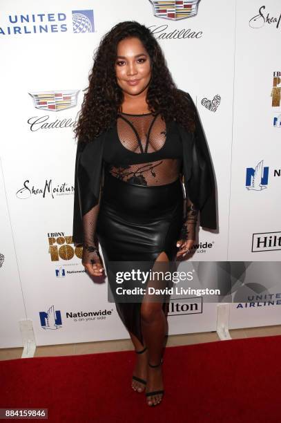 Lorna Baez attends Ebony Magazine's Ebony's Power 100 Gala at The Beverly Hilton Hotel on December 1, 2017 in Beverly Hills, California.